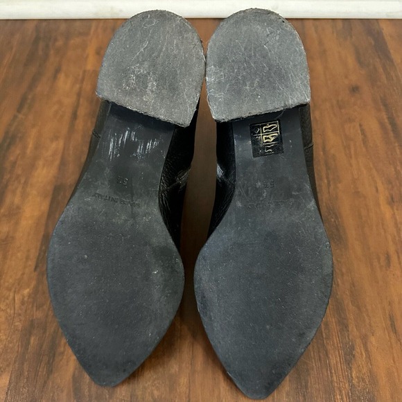 EVERLANE The Boss Boot Booties in Black Pebbled Leather ITALY MADE - Picture 11 of 13